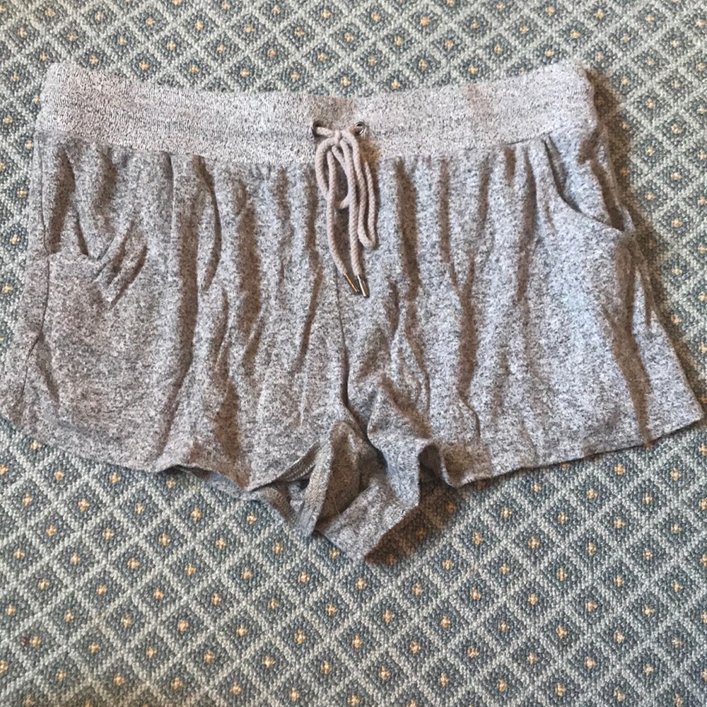 Grey soft shorts